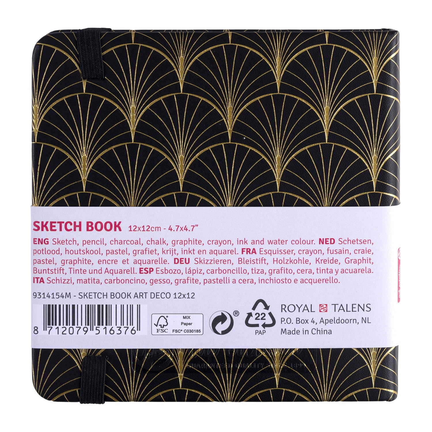 Talens Art Creation Sketchbook Art Deco, white, 6 - Image 3