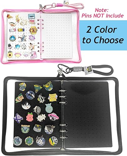 Miniatura 7 de Libro de exhibición de pines, colección de pines, libro de intercambio con tableros de exhibición de 8 páginas, broche A5, organizador de