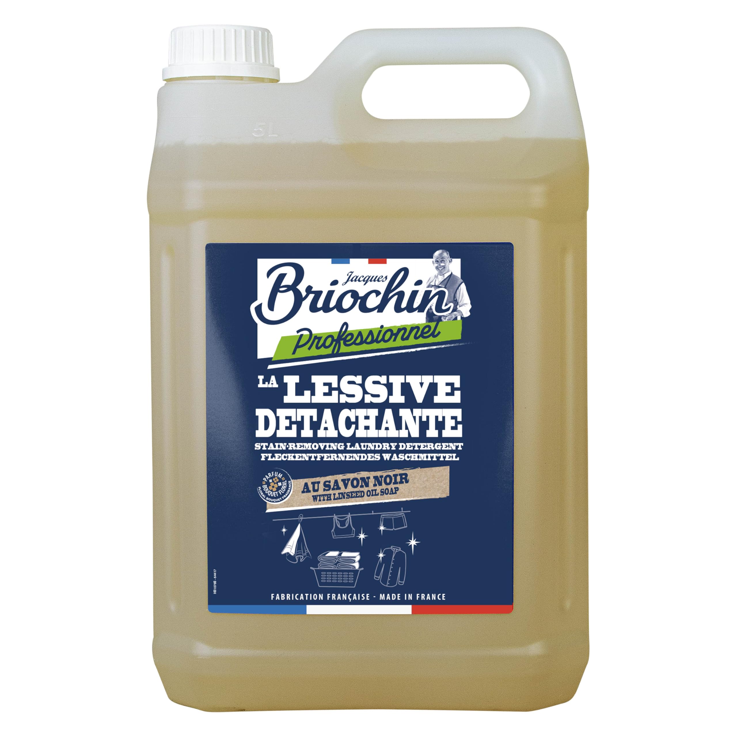Briochin professionnel Lessive au Savon noir - 5L