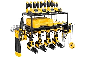 Power Tool Organizer Wall Mount: Space-Saving Tool Storage for Your Workshop and Garage