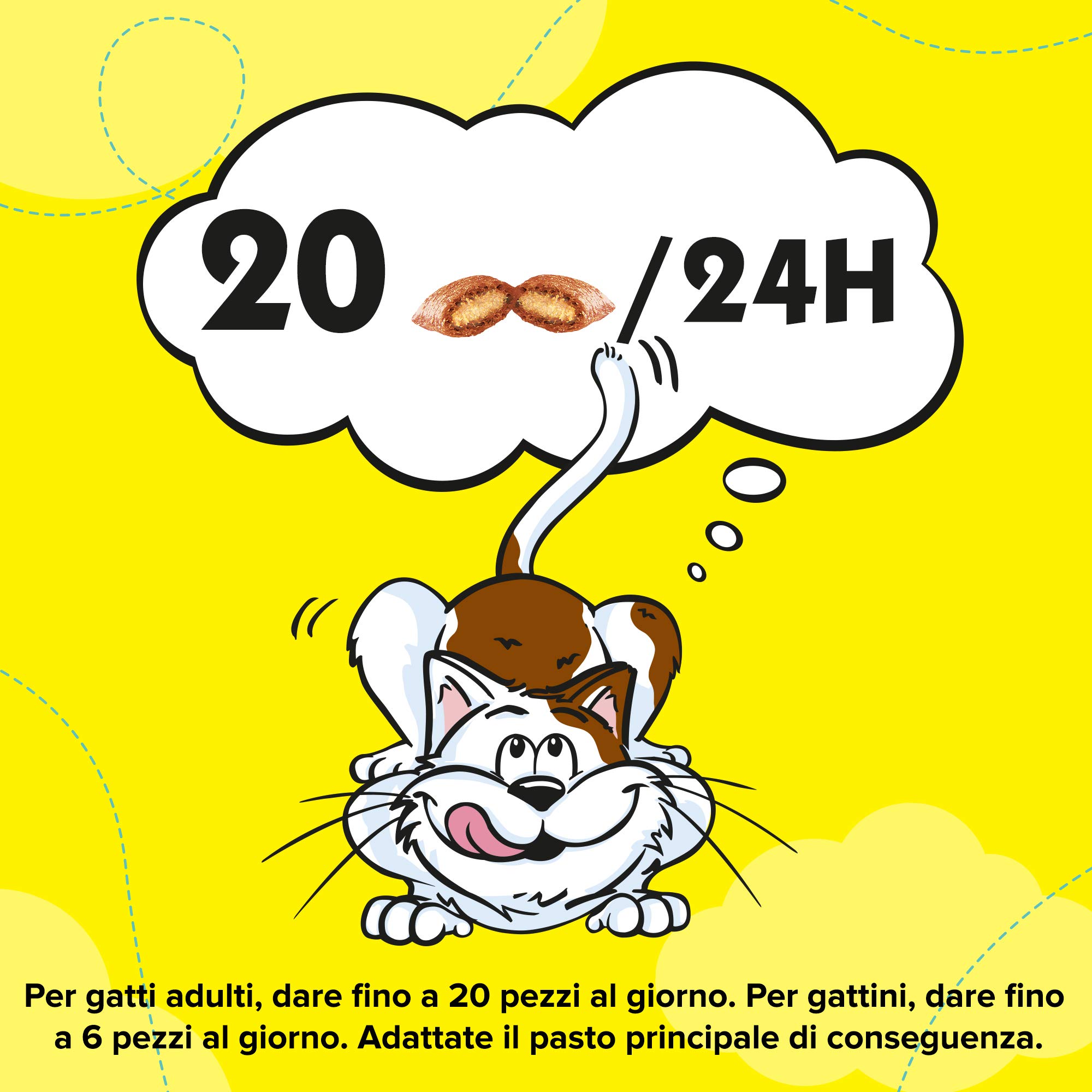 Catisfactions Snack per Gatto Salmone 6 x 60 g