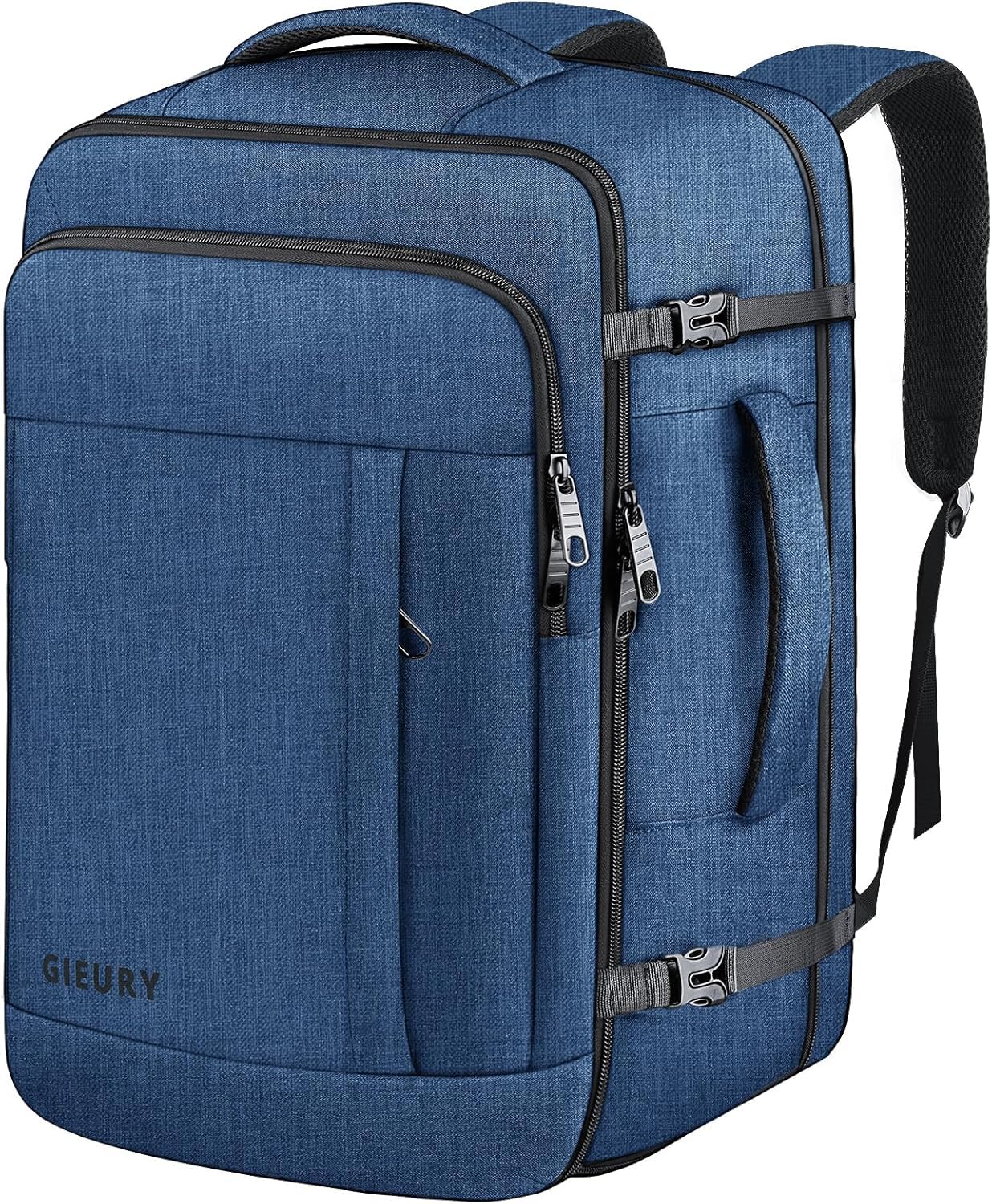 Carry On Backpack, Extra Large 50L Travel Backpack for Men & Women, Expandable Backpack For Airplanes, 17 Inch Laptop Backpack, Luggage Suitcase 40L Daypack Lightweight Business Weekender Bag, Blue : Electronics
