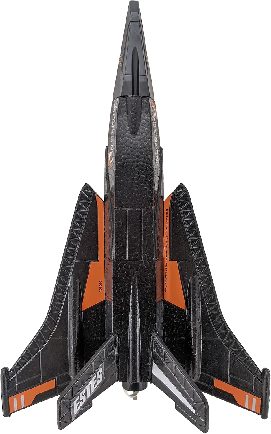 Estes Space Corps Centurion Model Rocket Starter Set - Includes Rocket Kit (Quick and Easy Assembly), Launch Pad, Four AA Batteries, and Three Motors
