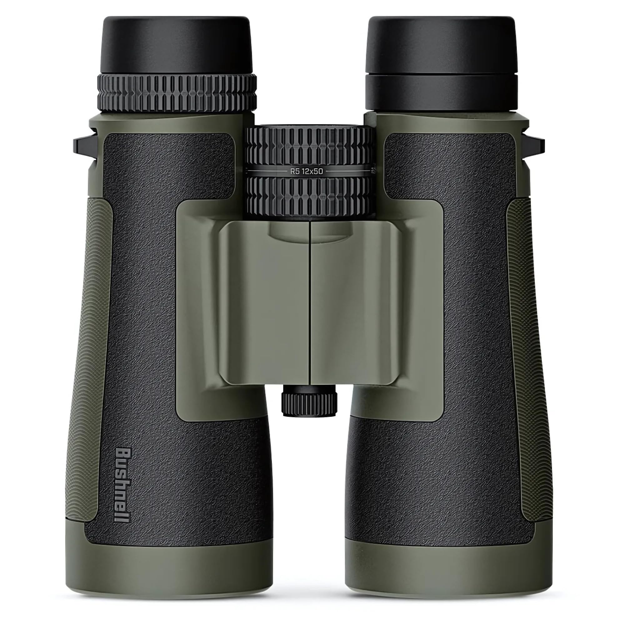 Bushnell Binocolo R5 10 x 42 con imbracatura Vault Lite Bino, rivestimenti di fase 3, rivestimenti dielettrici, barriera EXO, impermeabile IPX7, binocolo per osservazione fauna selvatica e bird