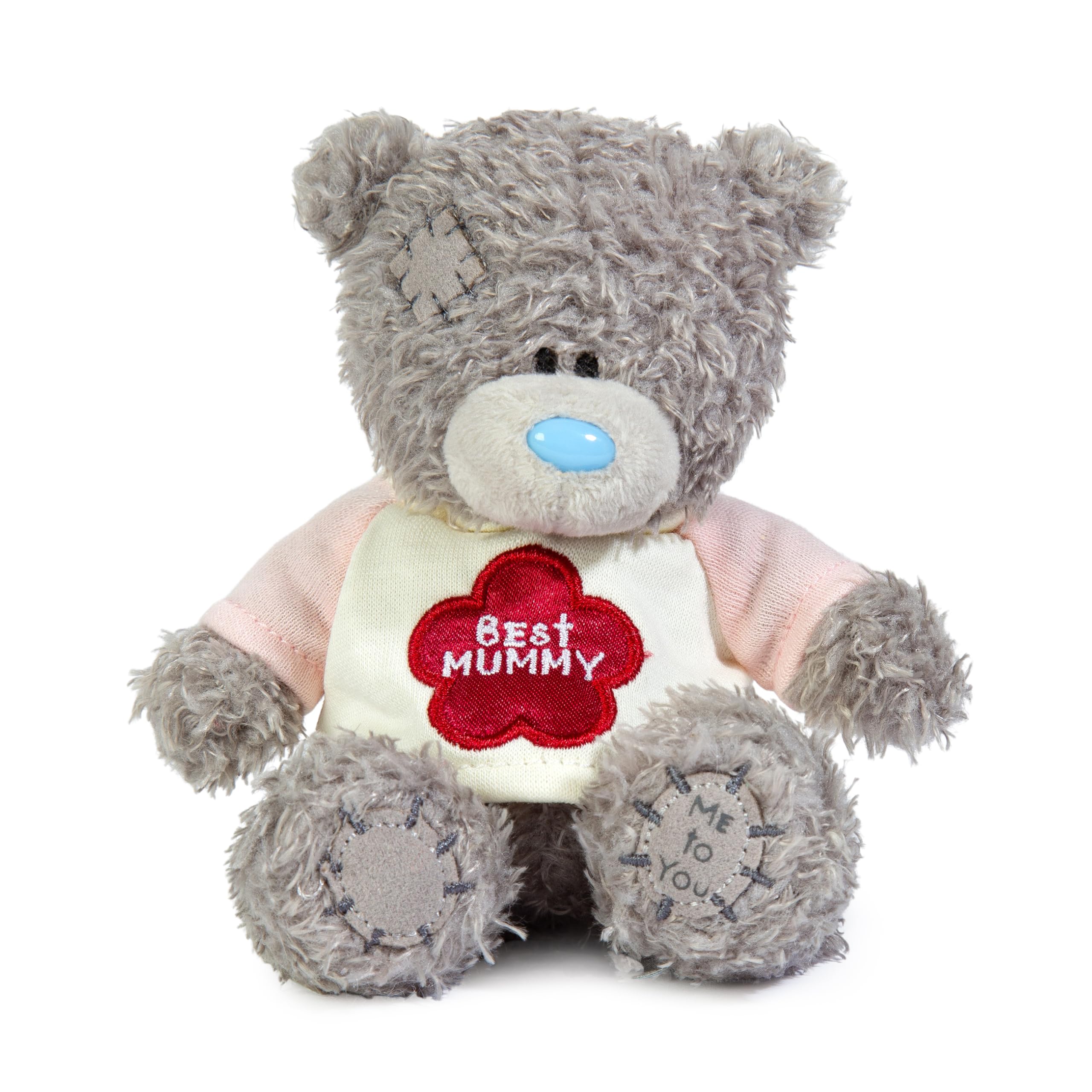 Me to You Tatty Teddy 'Best Mummy Ever' 10cm Plush Bear With Satin Tag - Official Collection
