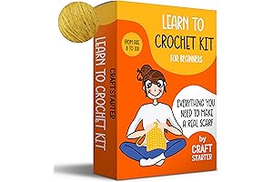 CraftStarter Crochet Kit for Beginners