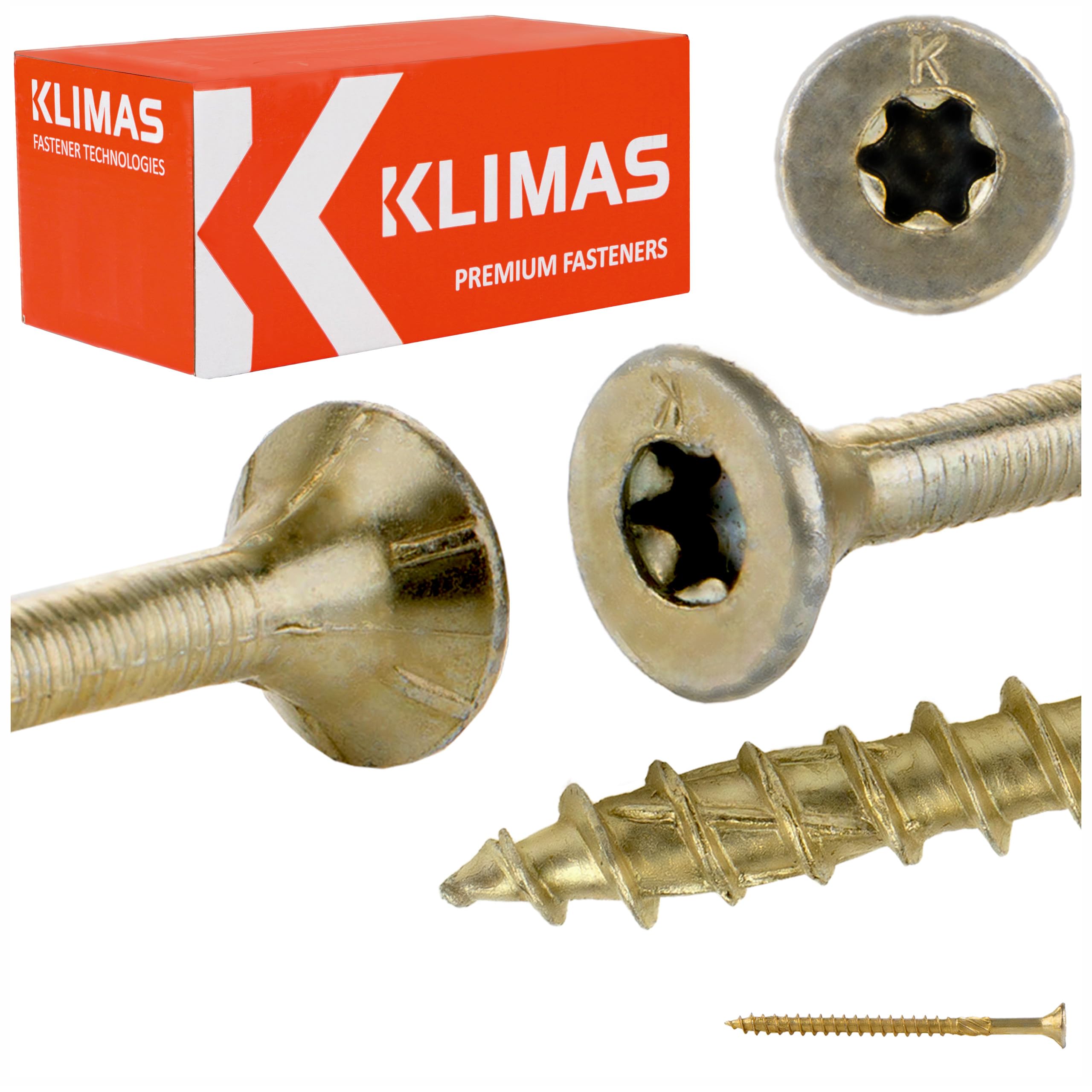 Assortimento 130 Viti Per Lamiera E Legno Torx, Testa Svasata, Acciaio Inox A2 M4 M5 M6