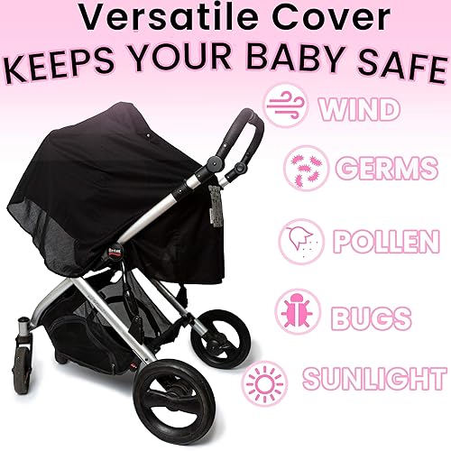 Miniatura 7 de La nueva cobertura completa de 360 poncho de lactancia, cubierta de lactancia para lactancia materna, cubierta de lactancia con alambre, 100% Negro