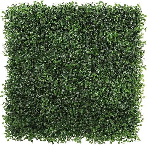 Paneles artificiales para plantas de seto, seto de pantalla de privacidad, valla de privacidad de hiedra vegetal, para decoración de exteriores o