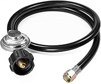 Vista 11 de DOZYANT QCC1: Repuesto del regulador de propano de baja presión para parrillas con manguera de 24” para la mayoría de las parrillas de gas LP