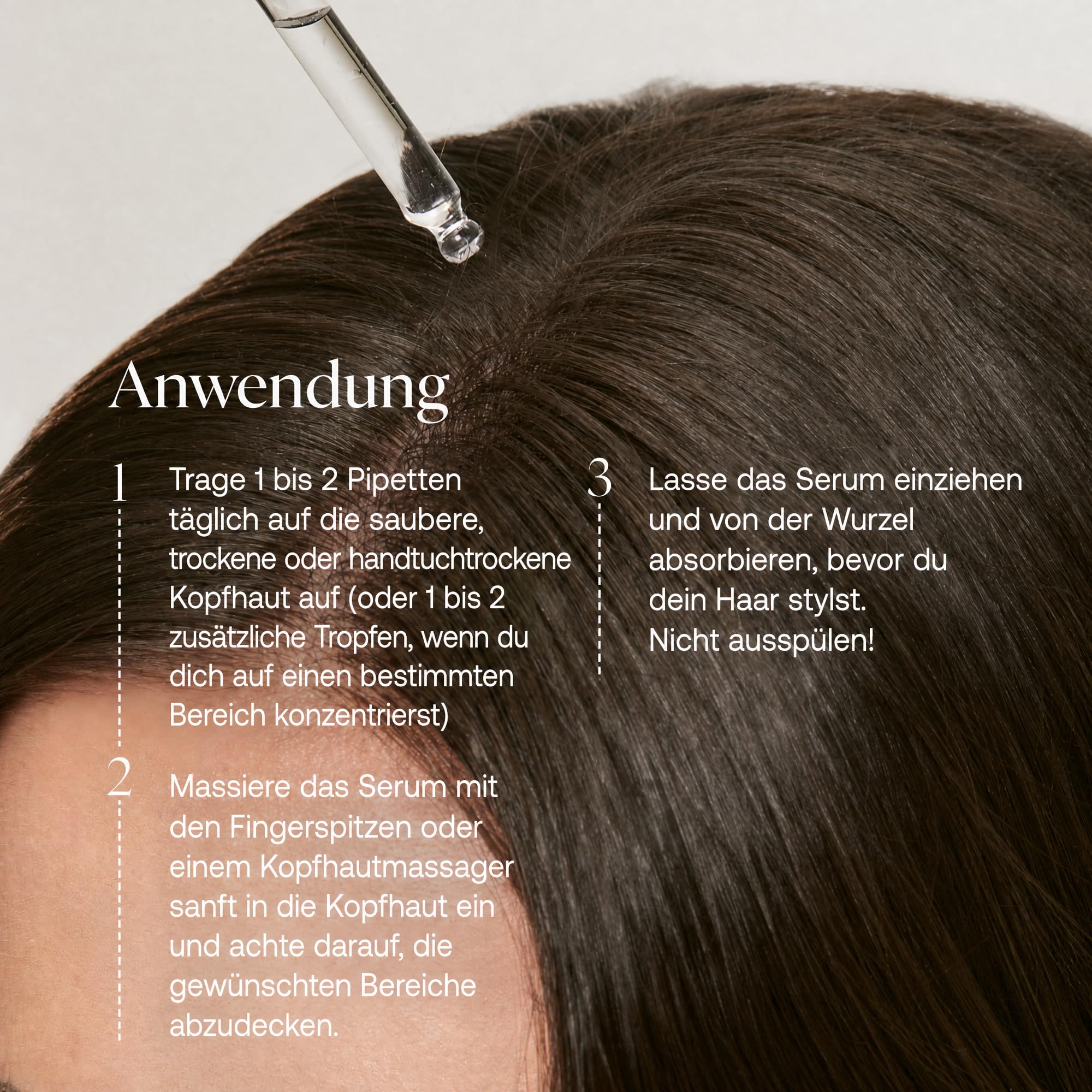 UKLASH Haarrevitalisierendes Serum für Männer und Frauen, fördert die Dicke bei dünnerem Haar und Haarausfall, klinisch getestet, leicht und schnell saugfähig