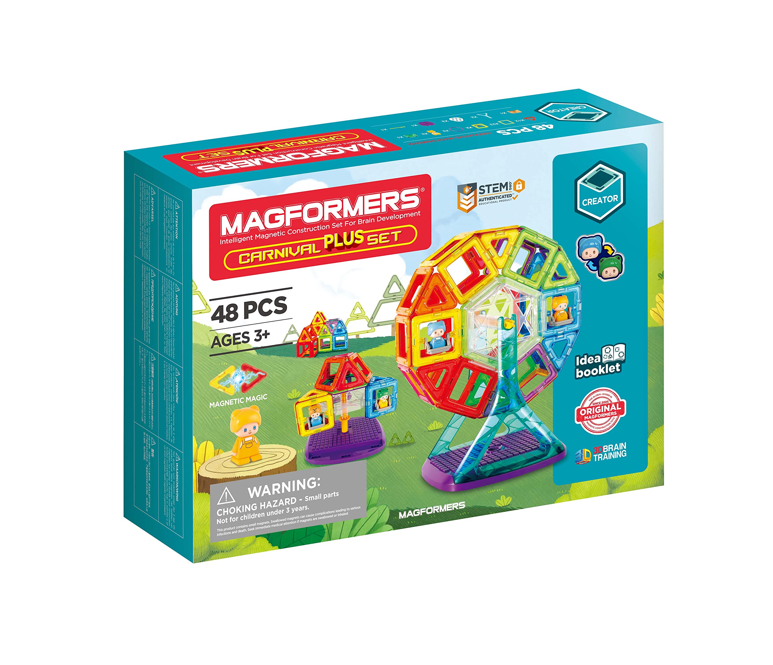 Magformers Wow Plus Set | Magnetic Tiles Building Blocks, Educational - View #9