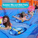 Inflatable Boogy Boards for Beach Travel Toys, 30” Cavas Slip Slide Water Park Body Surfing Board with Handles, Summer Fun Water Pool Game Toys for Kids 4,8,12 Ages gallery image