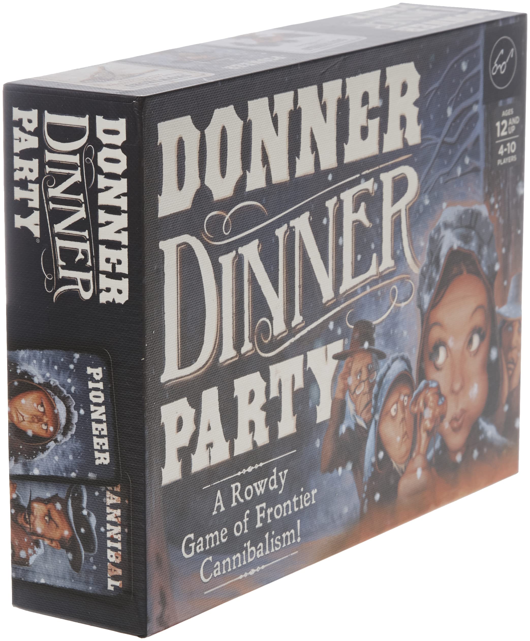 Amazon.com: Chronicle Books Donner Dinner Party: A Rowdy Game of Frontier  Cannibalism! (Weird Games for Parties, Wild West Frontier Game) :  Forrest-Pruzan Creative: Toys & Games