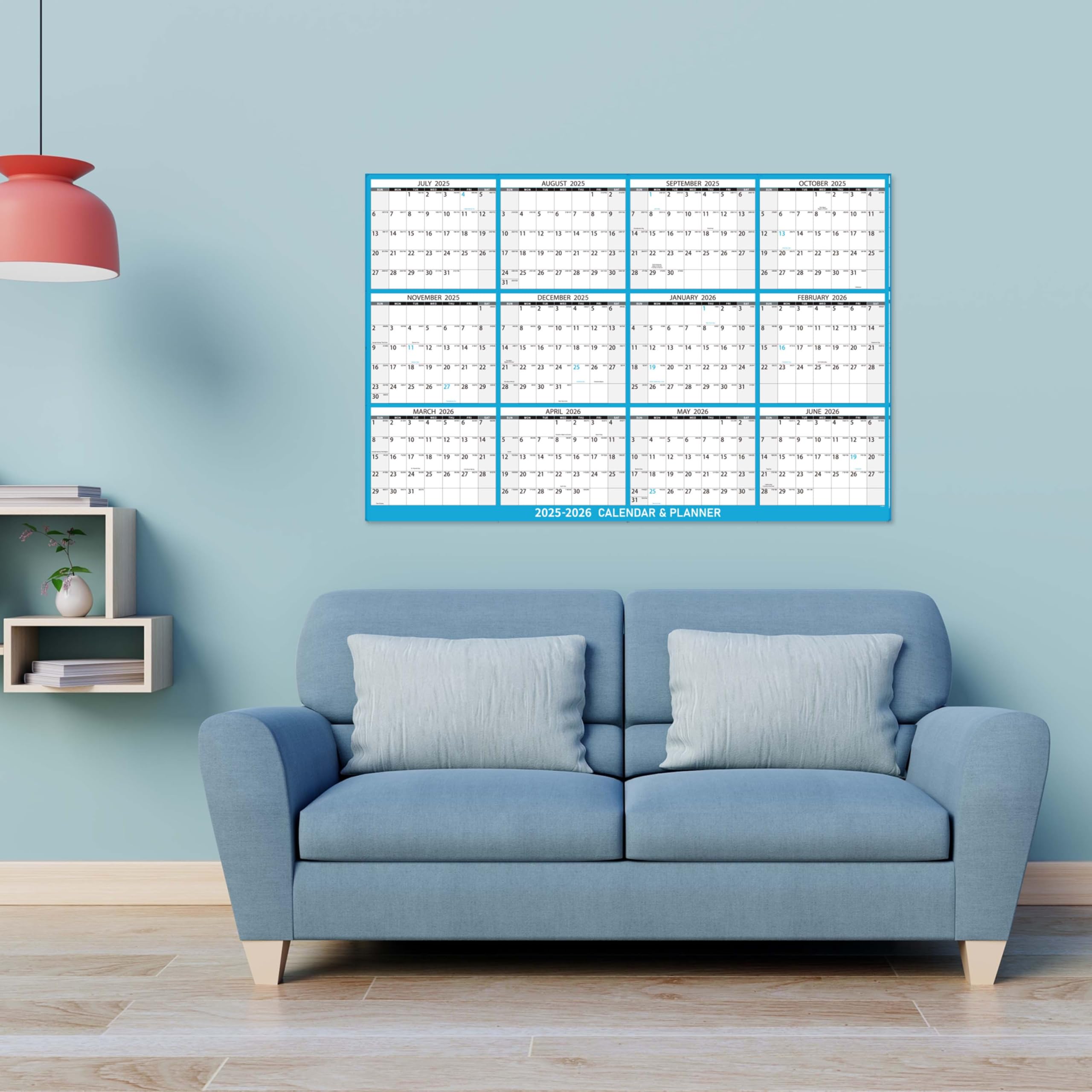 Dry Erase Calendar For Wall 2025 2026 Yearly Wall Calendar Yearly Wall ...
