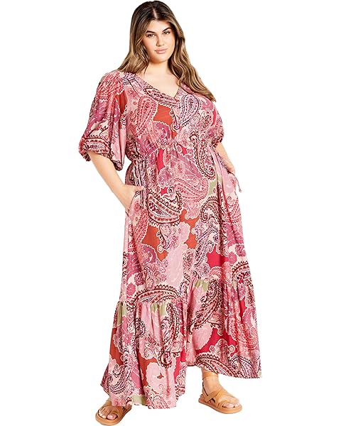 City Chic Women's Plus Size Maxi Dress - Flirtini