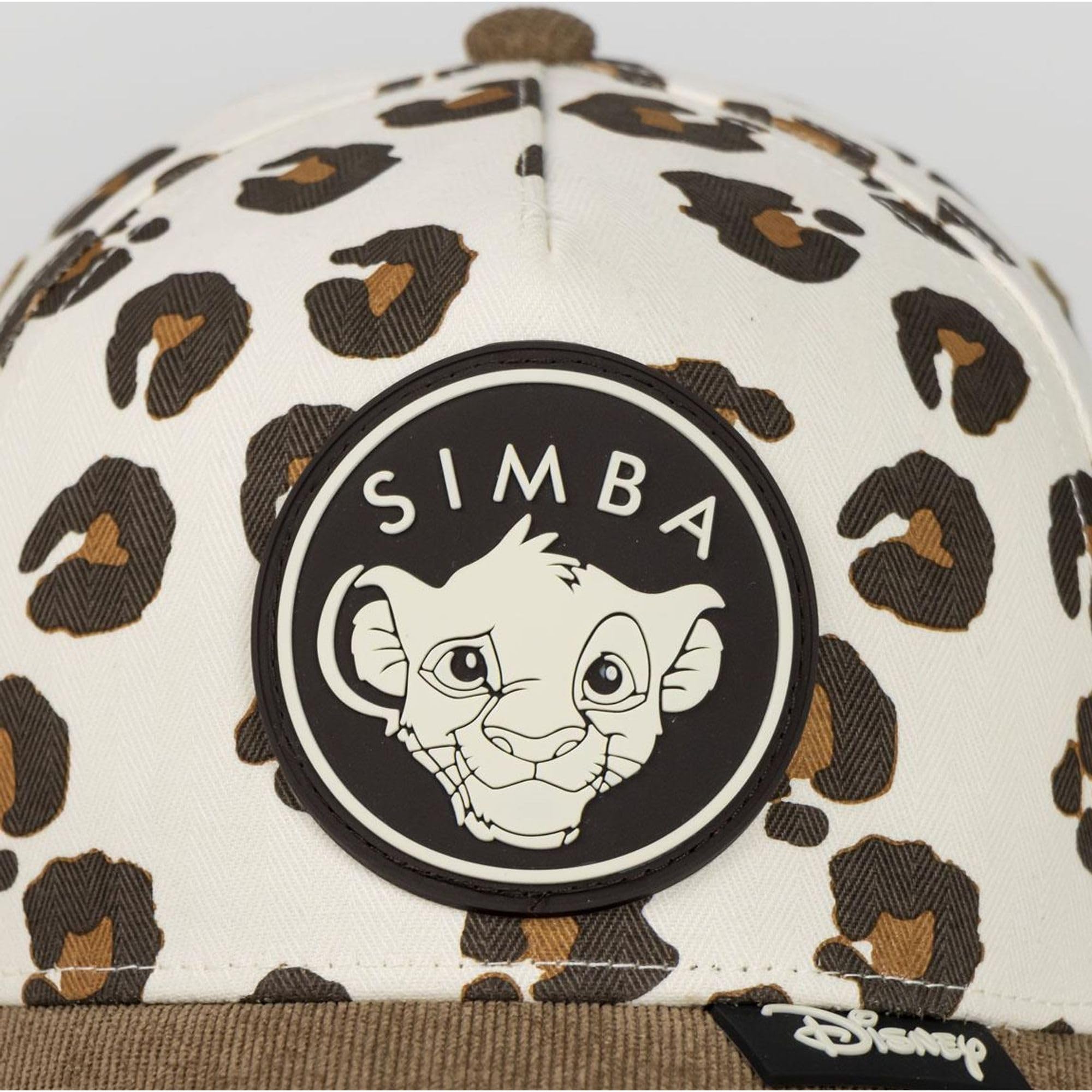 CERDÁ Life's Little Moments - Casquette à visière Le Roi Lion - Brown - Size 57 Cm - Made with Cotton and Polyester - Simba Print - Original Product