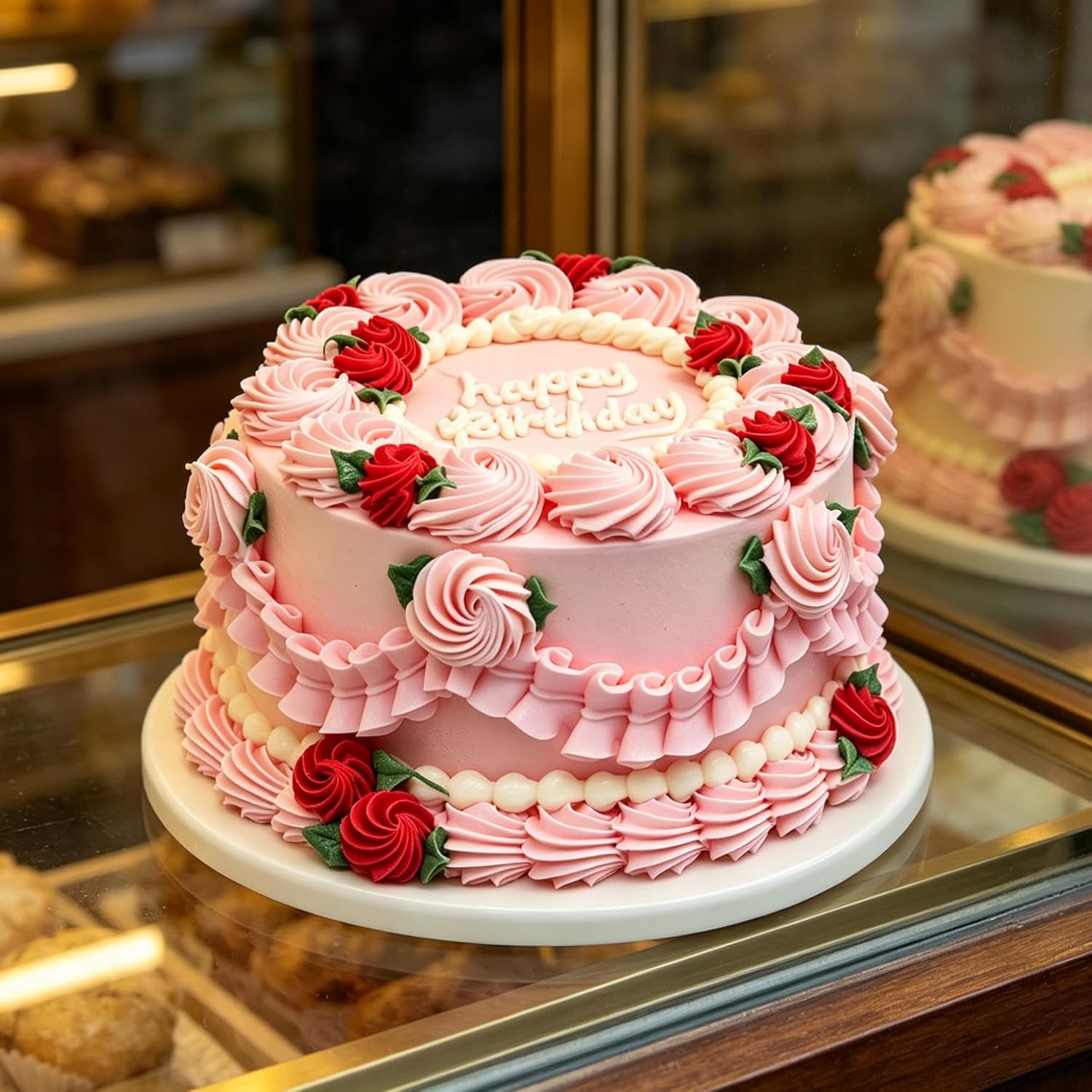 Nice purchase Fake Birthday Cake Realistic Fake Food Bakery Shop Cake Display Model Party Decoration Faux Replica Pro Cake (6" Wide with Style A)