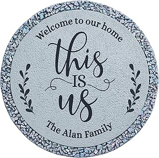 12 European Backyard Ideas for Timeless and Elegant Style 8 Let's Make Memories Personalized Floral Garden Stones - This is Us Path ...