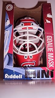 Riddell Montreal Canadiens Goalie Mask Mini Vintage