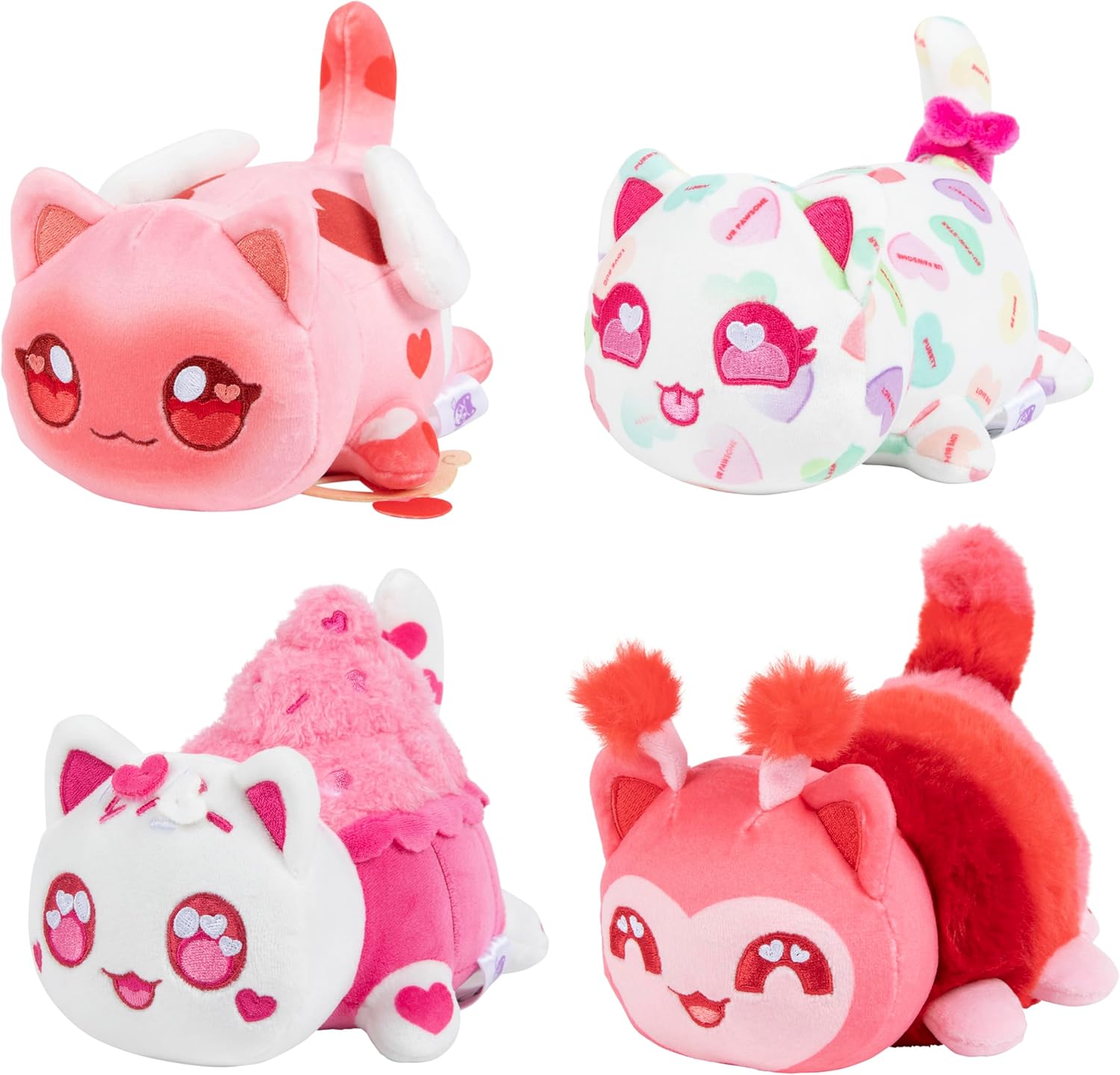 Aphmau 6” MeeMeow Mystery Plush – Valentine's; YouTube Gaming Channel, Blind Box, 1 of 4 Possible Valentine's MeeMeows, Official Aphmau Merch