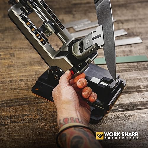 Miniatura 6 de Work Sharp La precisión profesional ajusta la herramienta de los sacapuntas de cuchillo, sistema ajustable del cuchillo del ángulo completo que afila