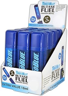 18 ml Butane Fuel Refill for Torch Lighters (Display of 12)