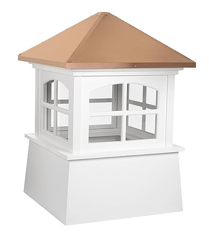 Huntington Vinyl Cupola with Copper Roof 84" x 118" by