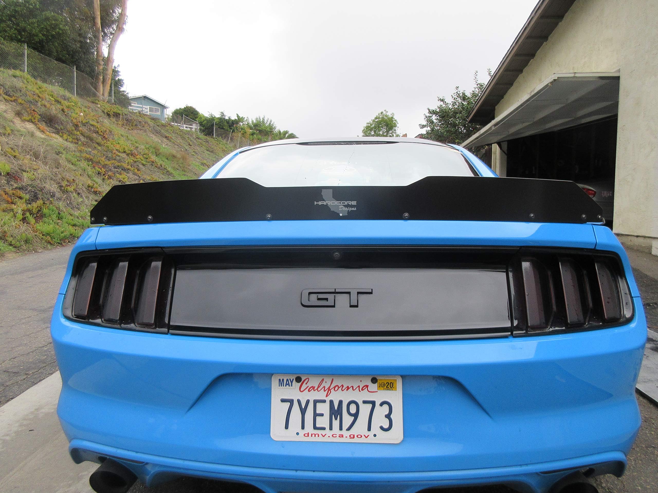 Wicker Bill Compatible with Ford Mustang GT with The Small Spoiler 2015-22 Made in USA!