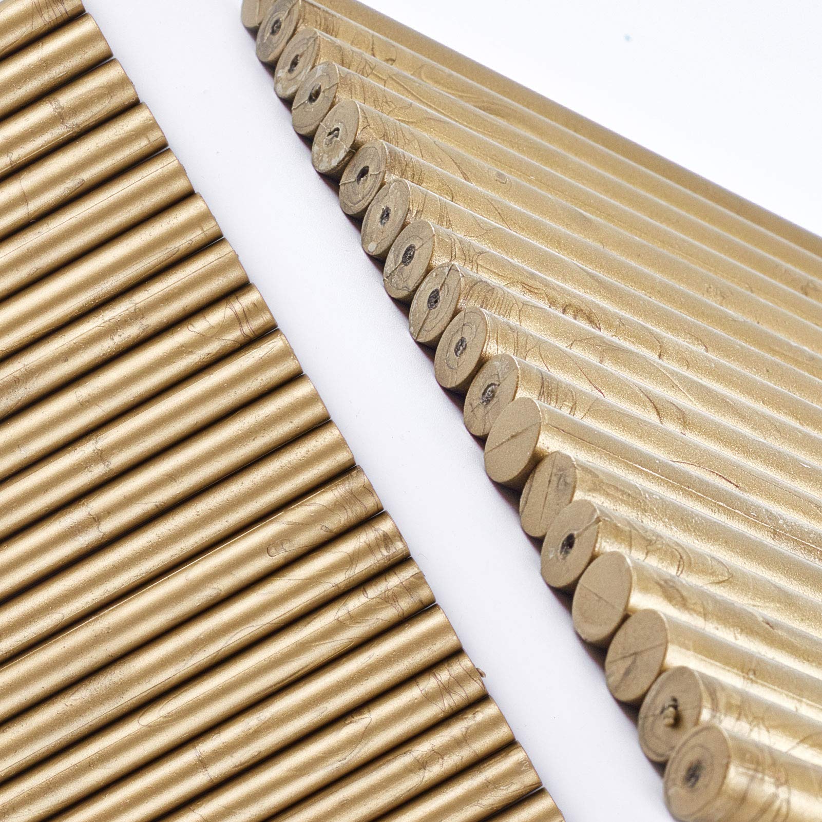 20 Bastoncini Di Cera Per Sigilli - Compatibili Con Pistola Per Colla, 11mm, Colore Bianco Perla - Foto 7