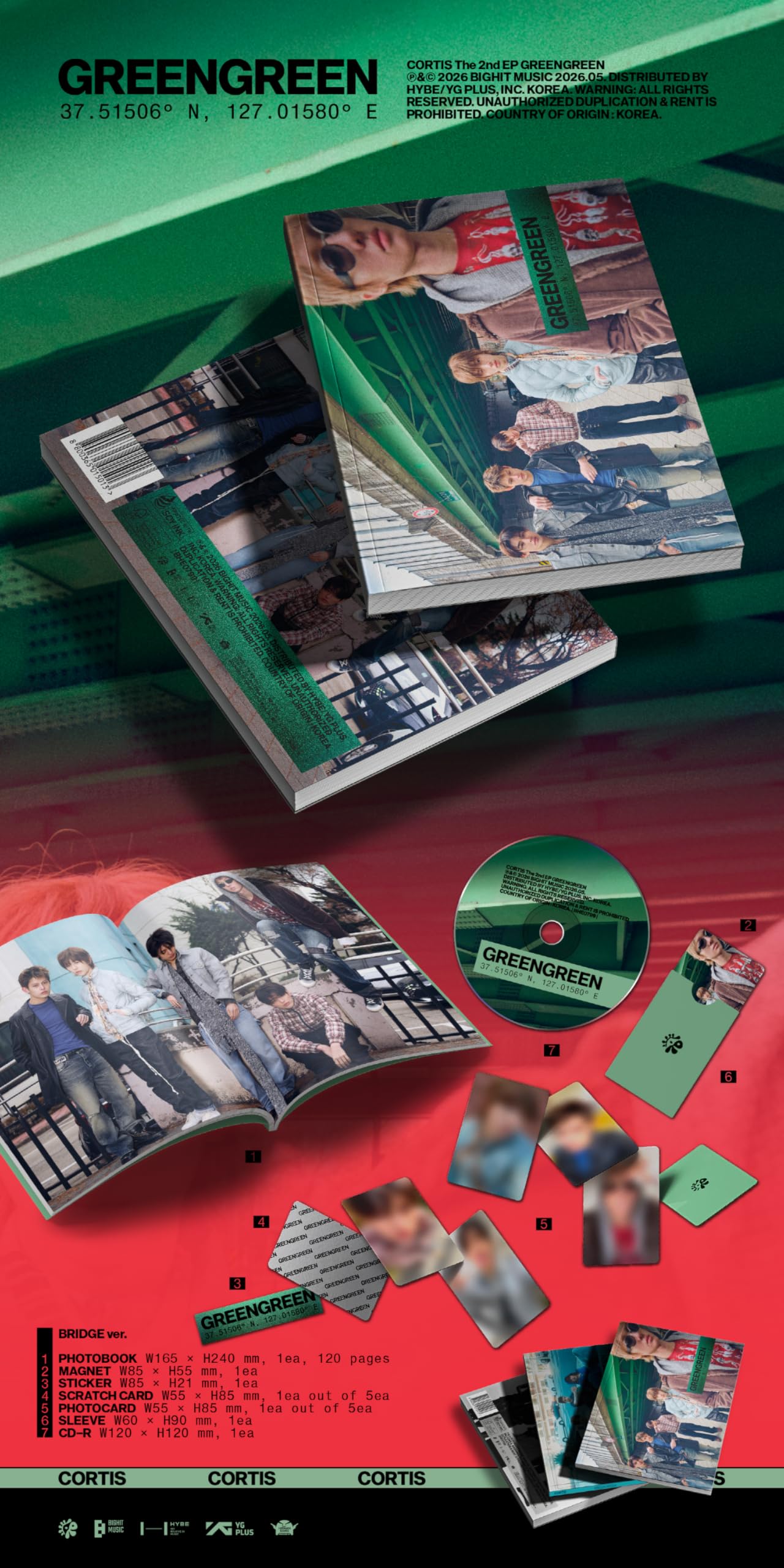 CORTIS 2nd アルバム GREENGREEN 3形態setx5 CD Amazon.co.jp: CORTIS GREENGREEN 2nd EP Album Standard 3 Version
