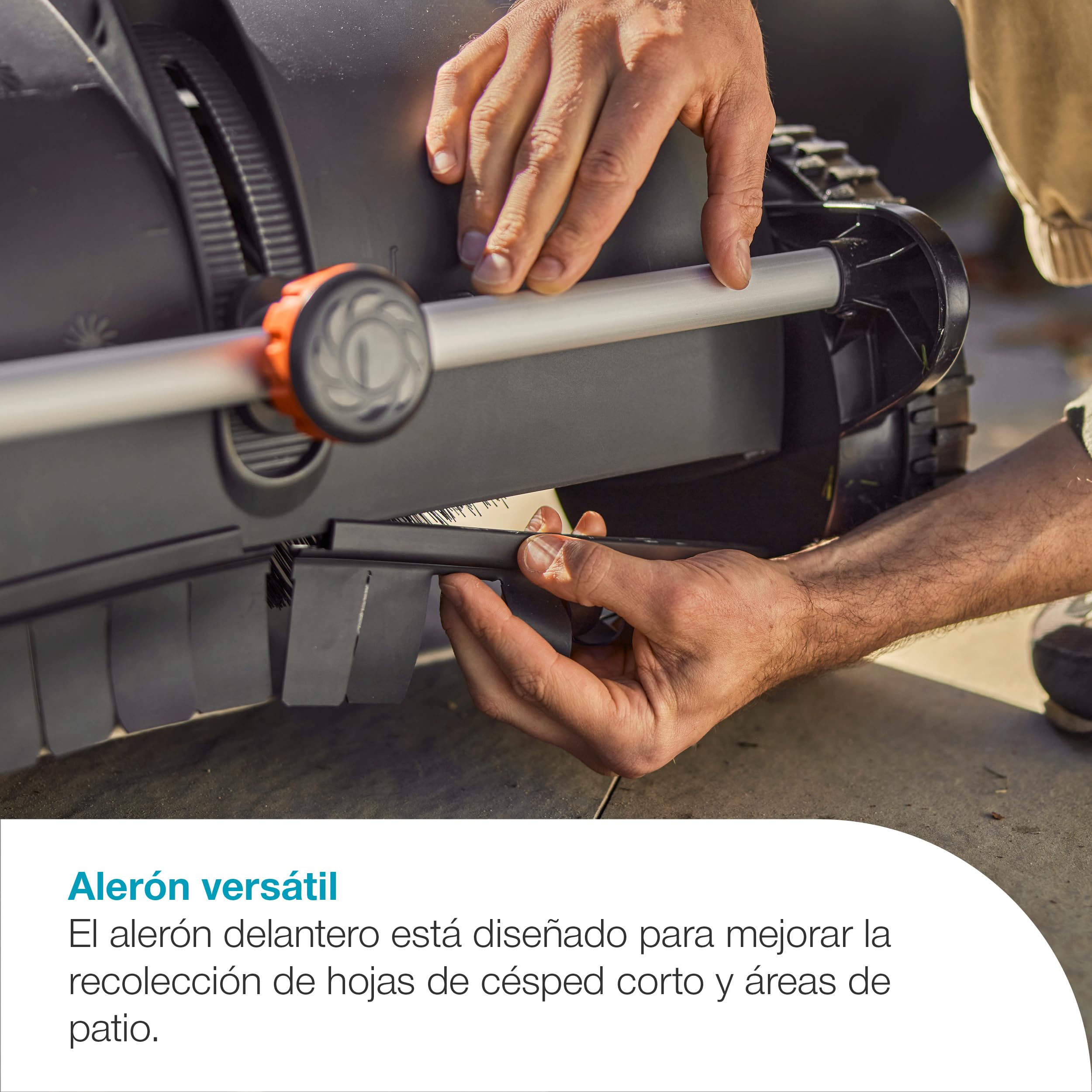 Gardena Retrofit Set Colector de Hojas para Terraza Asistente Jardín: Colección efectiva de Hojas en terrazas, Fácil Cambio de Pinceles, Accesorio de colector de Hojas (3568-20)