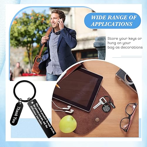 Miniatura 6 de Yinkin 16 piezas de regalos de agradecimiento a los empleados a granel regalos de agradecimiento para compañeros de trabajo llavero para regalos de