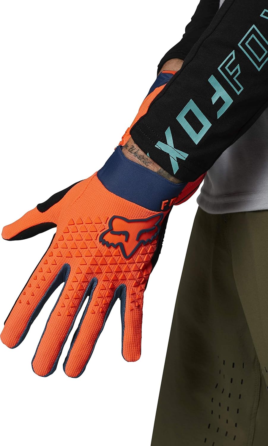 Fox Racing Unisex-Child Defend Mountain Biking Glove,Atomic Punch,Youth Medium : Sports & Outdoors