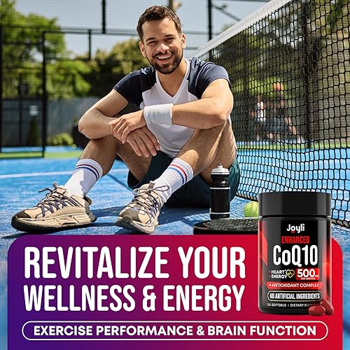 Miniatura 5 de CoQ10 - Paquete de gomitas de glicinato de magnesio de 500 mg + coenzima de alta absorción Q10, 120 cápsulas blandas y 60 gomitas para dormir sin