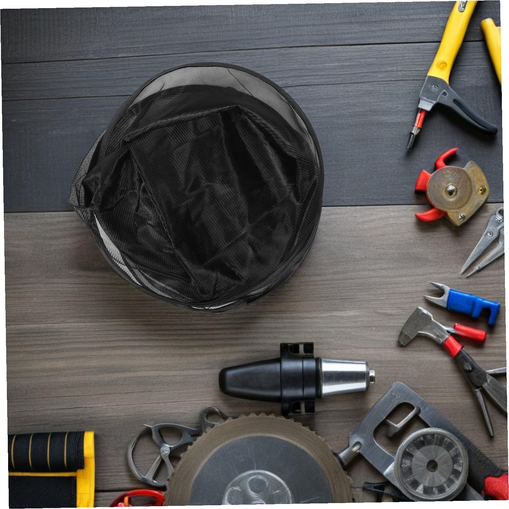 Pare-Soleil de Voiture en Maille 6 Pièces Noir avec Ventouses
