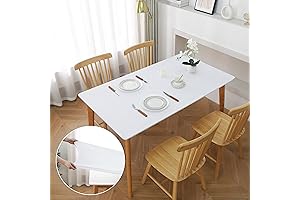 White 42'' x 72'' Spandex Dining Table Cover