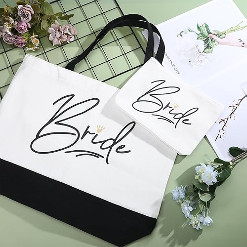 Miniatura 4 de Sieral 3 piezas de regalos de novia para despedida de soltera, bolsa de maquillaje, vaso de acero inoxidable, regalos de despedida de soltera, boda,