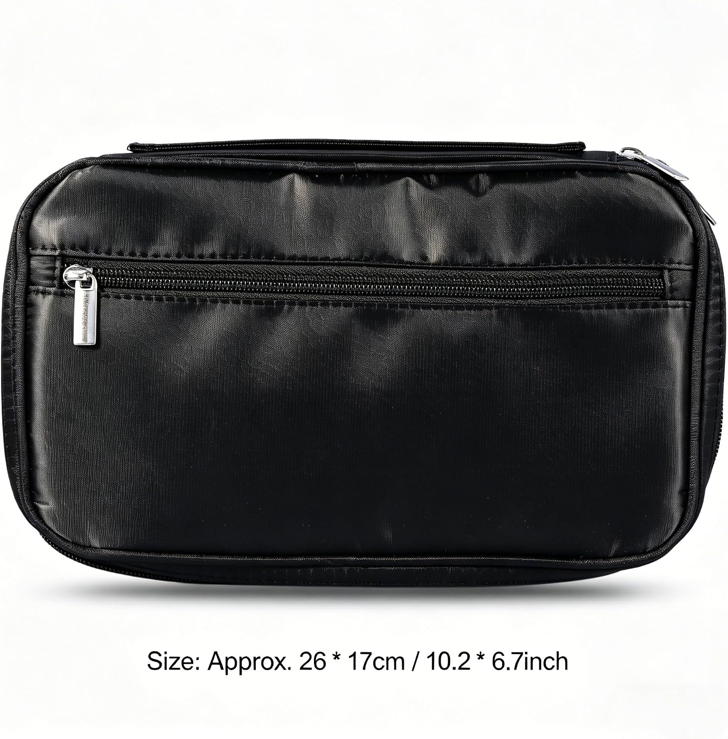 Professional Makeup Brush Bag, Makeup Artist Bag, Makeup Brush Belt, Makeup Brush Holder for Artists, Cosmetic Organizer Pouch for Brushes and Cosmetics (Black)