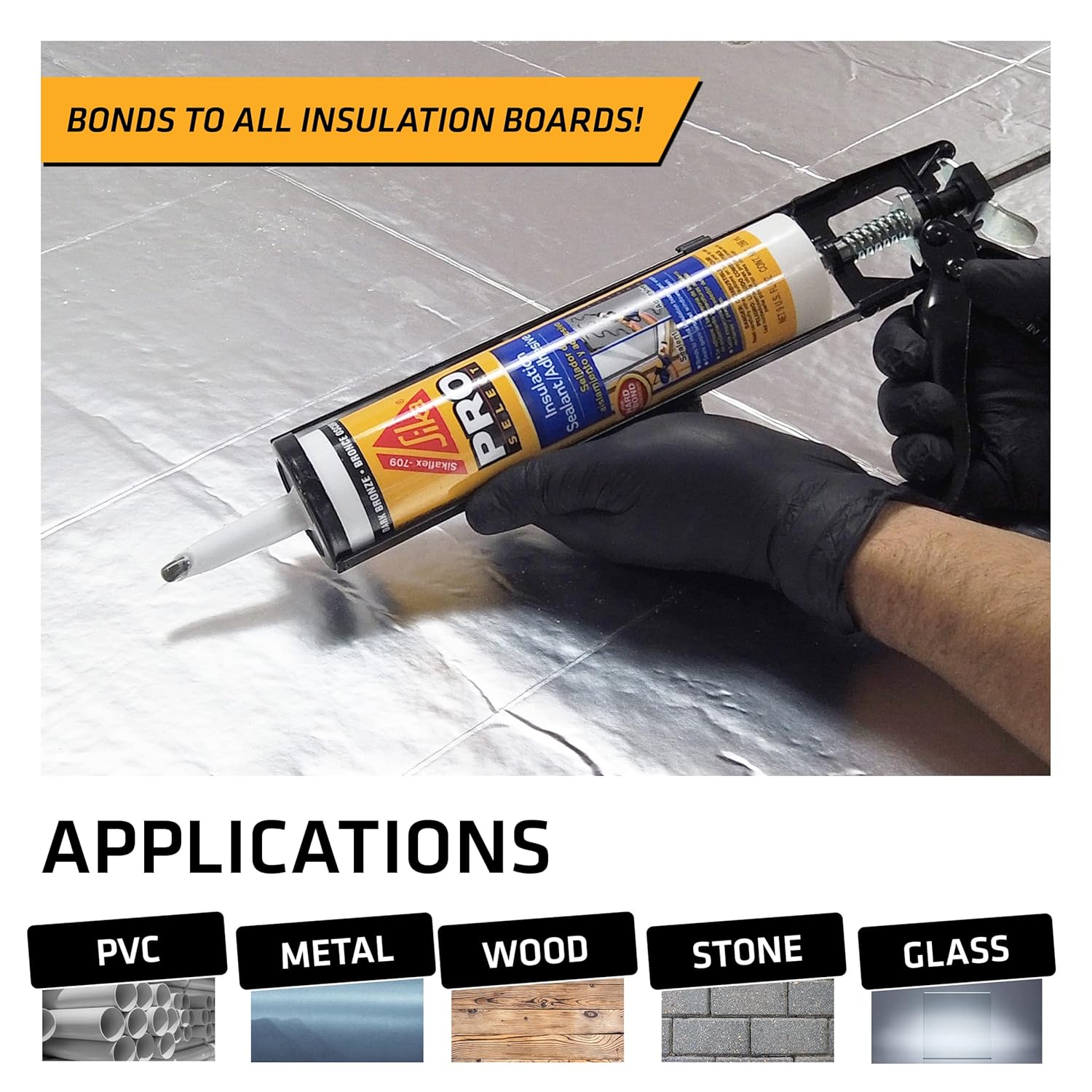 Buy Sikaflex Insulation Sealant & Adhesive, Dark Bronze, Flashing