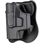 Sig P365 Holsters, OWB Holster for Sig P365 Micro-Compact 9mm / P365 XL / P365 SAS - Index Finger Released | Adjust. Cant | Autolock | Outside Waistband | Silicone Pad Paddle | Matte Finish -LH