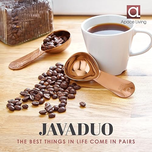 Miniatura 2 de Apace Living Cuchara de café (juego de 2)  2 cucharadas (cucharadas)  Las mejores cucharas medidoras de acero inoxidable para café, té y más