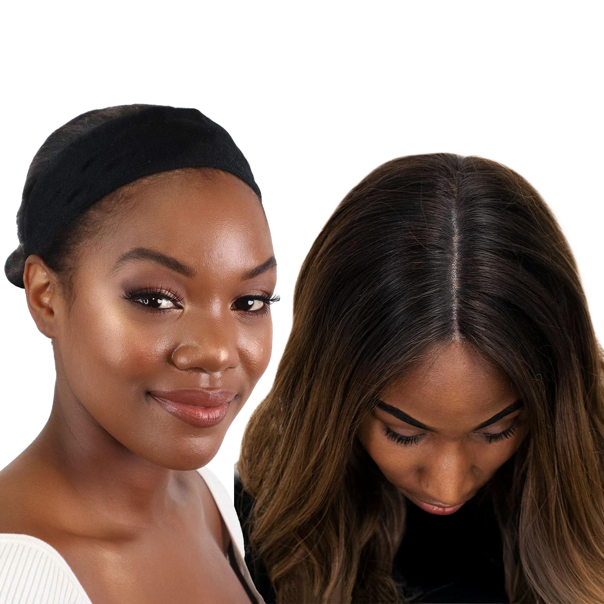 Milano Collection No-Slip Wig Grip Band Original WiGrip Comfort Band for Women Tension-Free Glueless Wig Installs Black One Size Fit All (Pack of 1)