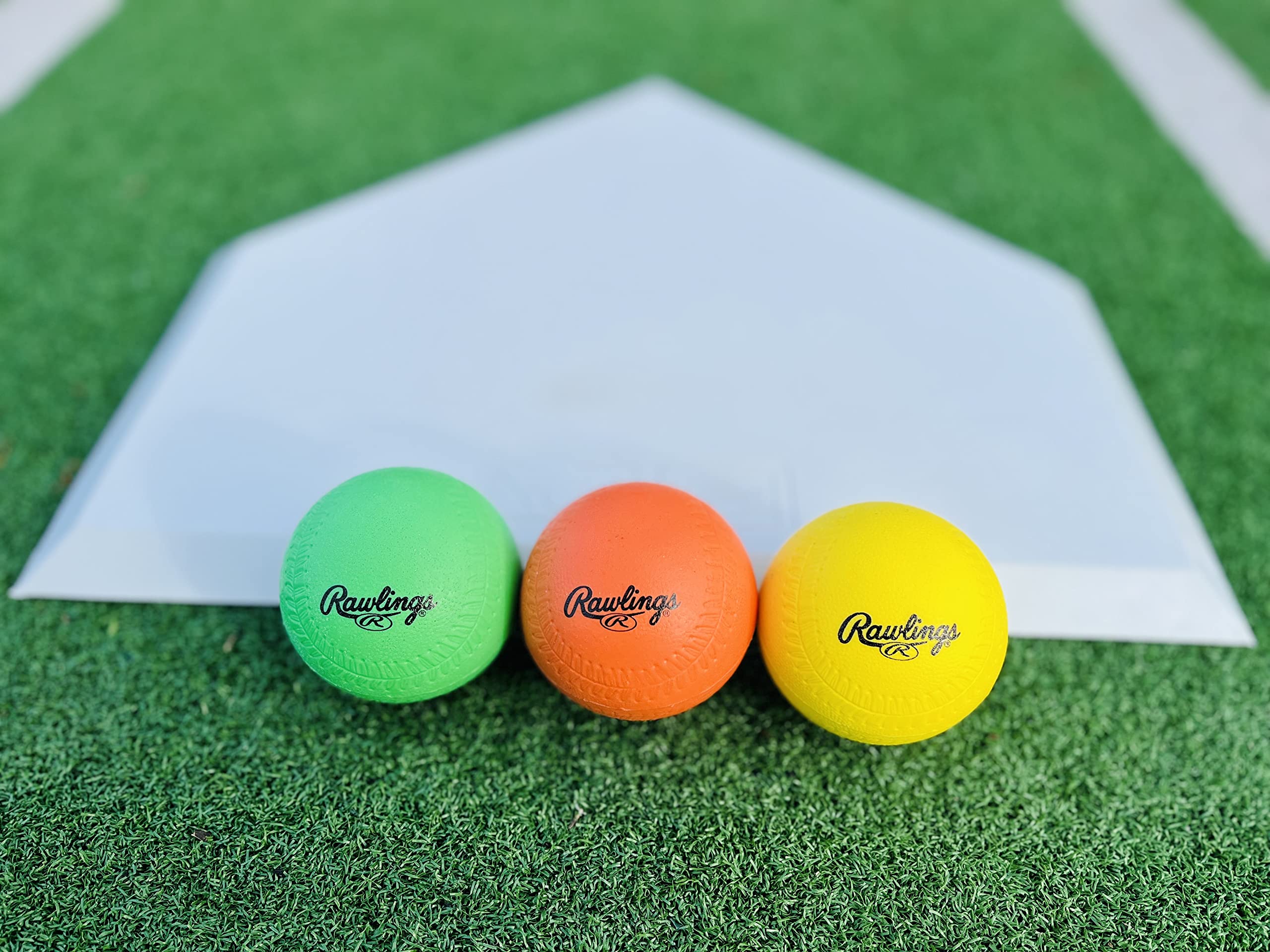 Rawlings | HIT TRAINER Foam Baseballs | Indoor/Outdoor Use | 3-Pack