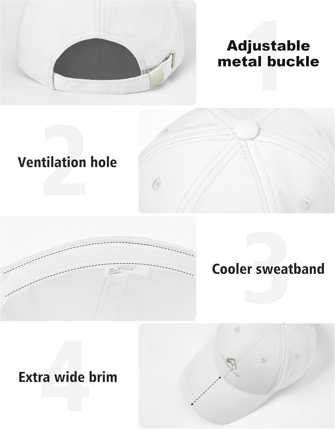 Pioneer Camp Unisex Baseball Cap for Men Women Golf Hats Classic Adjustable Low Profile Cotton Dad Hat Polo Trucker