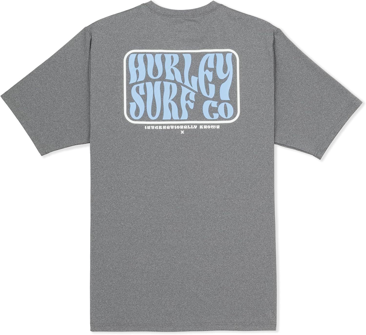 Hurley Men's Short Sleeve Hybrid UPF 50+ Shirt, Quick Dry Rashguard Swim Top