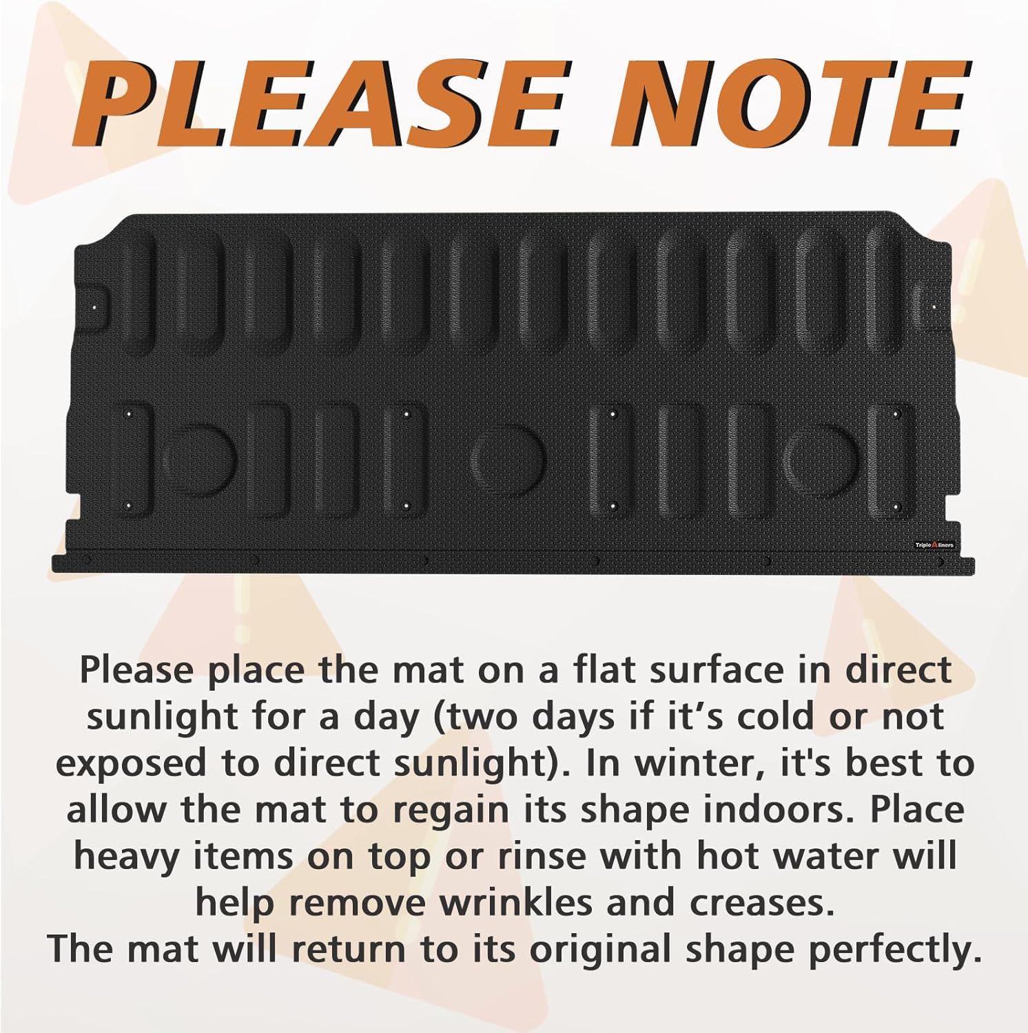 TripleAliners 2022-2025 Ford Maverick & Hybrid Truck Bed & Tailgate Mat, TPE Heavy Duty All-Weather Liner, Flush Fit, Custom Tailgate Protector (Not for Drop-in Liners)