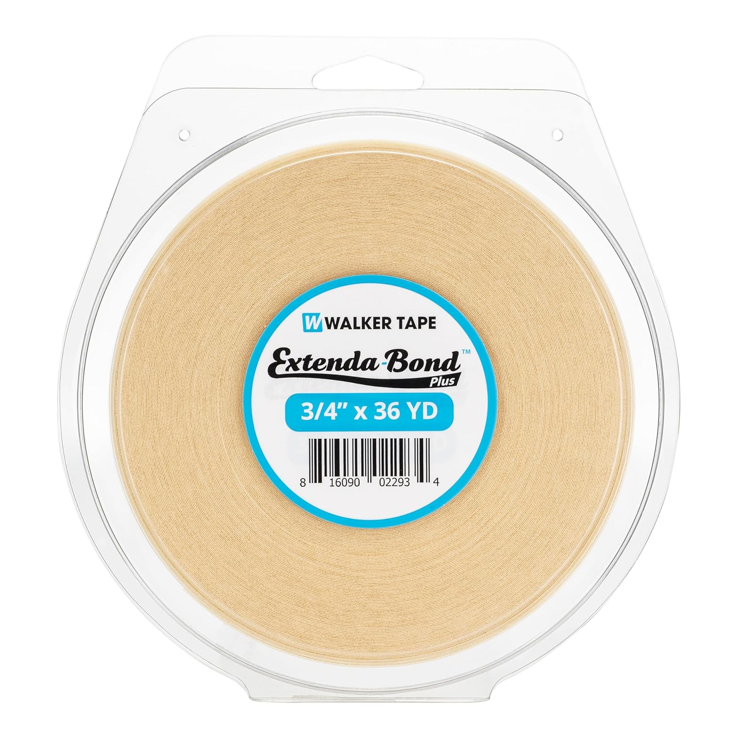 Walker Tape Extenda-Bond Plus Roll 3/4 x 36 Yards with Holes for Wig Installs, Lace Systems, Toupee Applications, Hair Tape Prep and Adhesive Strips Use Offering Maximum Wear Hold, Breathable Comfort