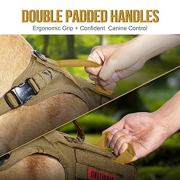 Amazon.com : OneTigris Tactical Large Dog Harness, 5X Metal