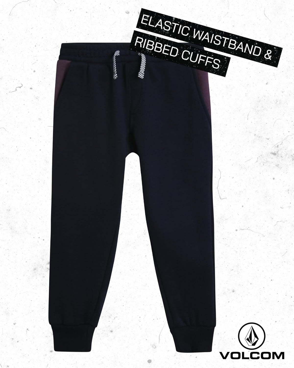 Volcom Infant Toddler Baby Boys Joggers Set - 2 Piece Fleece Pullover Hoodie and Jogger Pants Activewear Set (Sizes: 12M-7) - Image 5